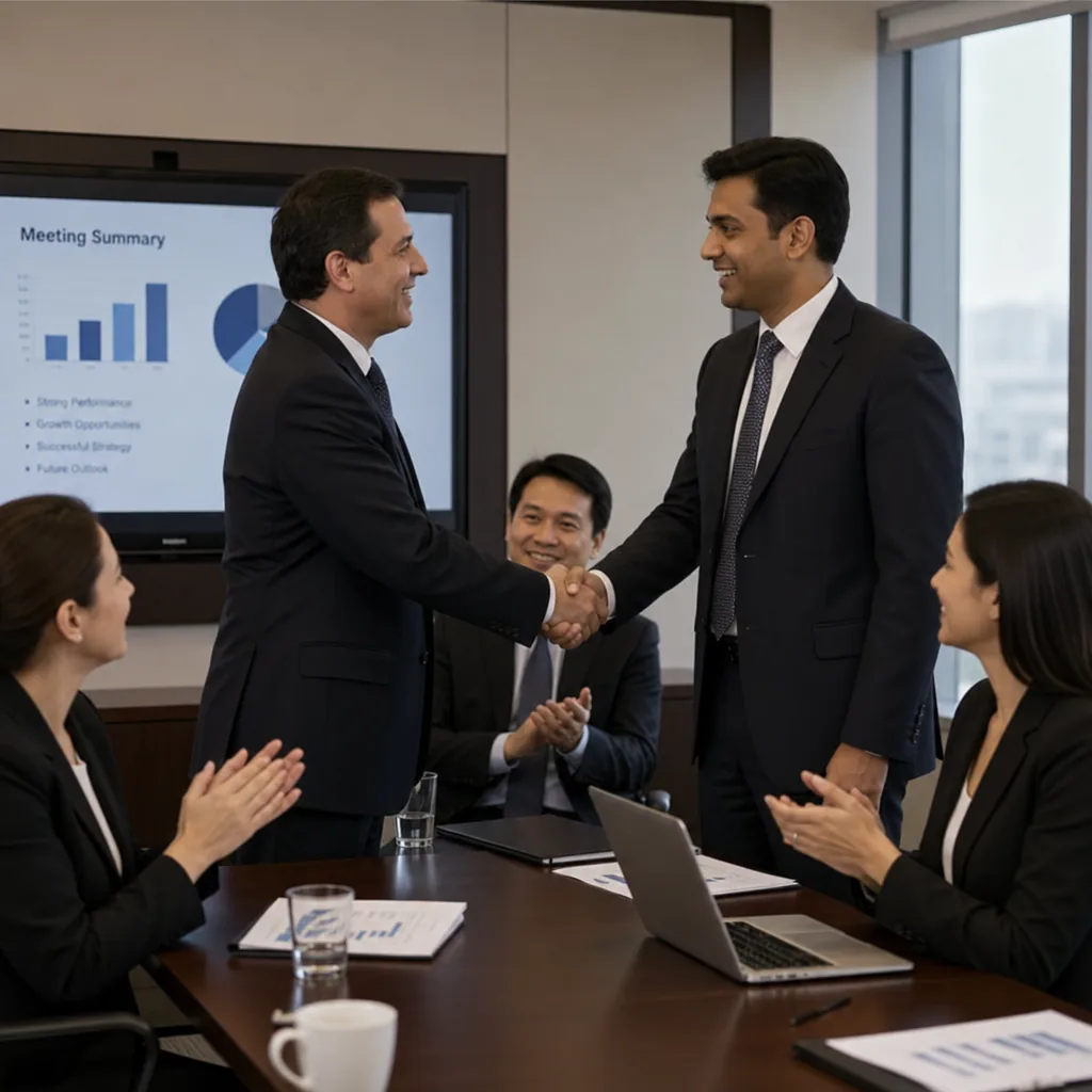 insider-trading-handshake-deal.webp Corporate executives shaking hands in a boardroom after a successful meeting